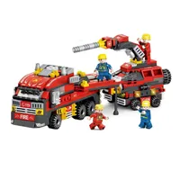 Magnifique ensemble de construction pour enfants POMPIERS