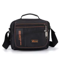 Men's crossbody travel bag over shoulder