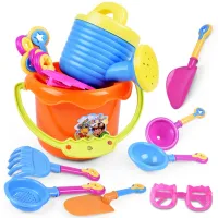 Cute colourful trendy sandbox toy set in interesting colours 9 pcs