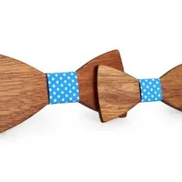 Wooden bow tie - men's + children's - 10 variants