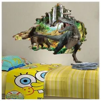 Autocollant mural 3D dinosaure Dyno