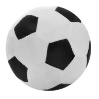 Ballon de football en peluche noir Laine