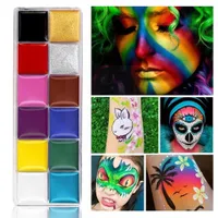 Kreatívne farby na tvár - rôzne odtiene farieb