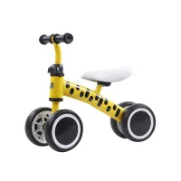 Children's balance bike in yellow