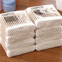 100 Pcs Cotton bars with Double Head