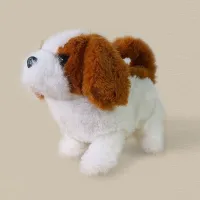 Chien en peluche marchant A1772