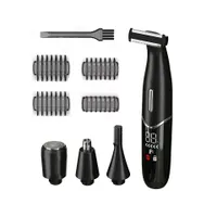 Men's classic modern practical electric trimmer with different attachments