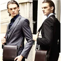Men's luxury briefcase in business style
