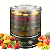 Dryer of fruit and vegetables with EU fork, 1 pcs - Dryer of herbs, meat and homemade production of medicinal teas