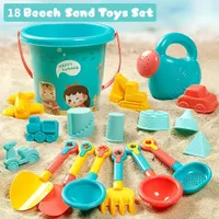 Beach set of toys for sand