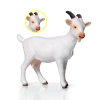 White goat figure