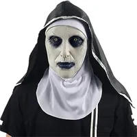 Latex Mask Spooky Nuns Halloween Mask Nun Carnival Mask Cosplay Nuns