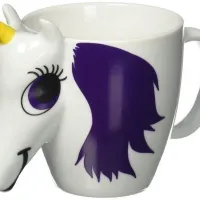 Mug en céramique en forme de licorne