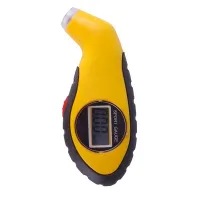 Portable tyre pressure meter with LCD