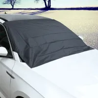 Magnetic screen for windshield against frost and sun