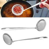 Ladle și strecurătoare 2 în 1 din oțel inoxidabil