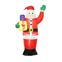 Santa Claus gonflable avec cadeaux 180 cm