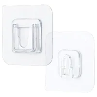 Adhesive holder on wall 10 pcs