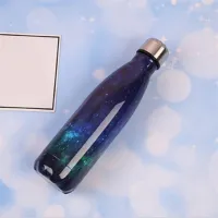 Stainless steel travel bottle with the theme of the universe