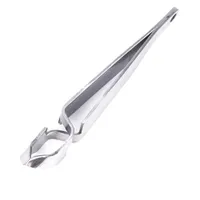 Stainless steel tick tweezers