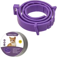 Pink collar for cats against parasites Antiparasite protection Adjustable collar for cats Tick collar and fleas 38 cm