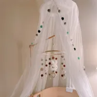 Přenosná dětská moskytiéra s domečkovou mřížkou