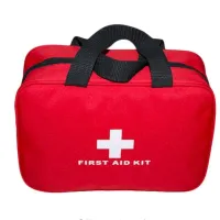 Portable bag for a first aid kit for outdoor rescue and storage of medicines