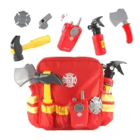 Set de jouets pour enfants - Sac de premiers secours avec accessoires de pompier