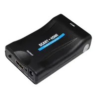 Adaptateur convertisseur Scart vers HDMI pour audio et vidéo