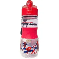 Baby drinking bottle with straw in Spider-man themes