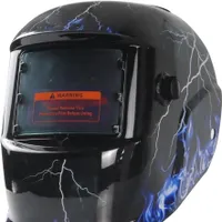 Self- eclipse welding helmet with solar power Dimmer helmet for welding with adjustable range of shades 30 x 20 x 22 cm