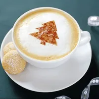 Set of coffee foam ornaments - 16 pcs