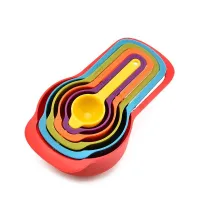 Set of plastic measuring cups 6 pcs