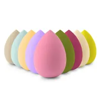 Set of 7 super-fine powder in the shape of pears for wet and dry use