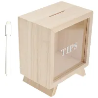 Wooden box with lid - ideal for storing small, designer designs