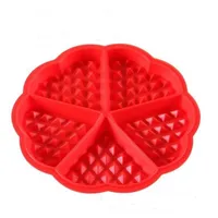 Silicone form for waffles