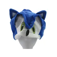 Căciulă Sonic Cosplay - Accesoriu pentru costumul Sonic, căciulă din pluș