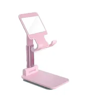 Tablet stand with mirror