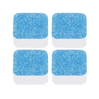 Sparkling cleaning tablets for a washing machine against odor and deposits 4 pcs