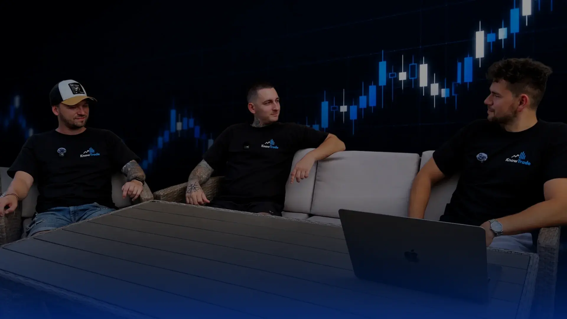 Robin with Daniel and Lukáš from KnowTrade